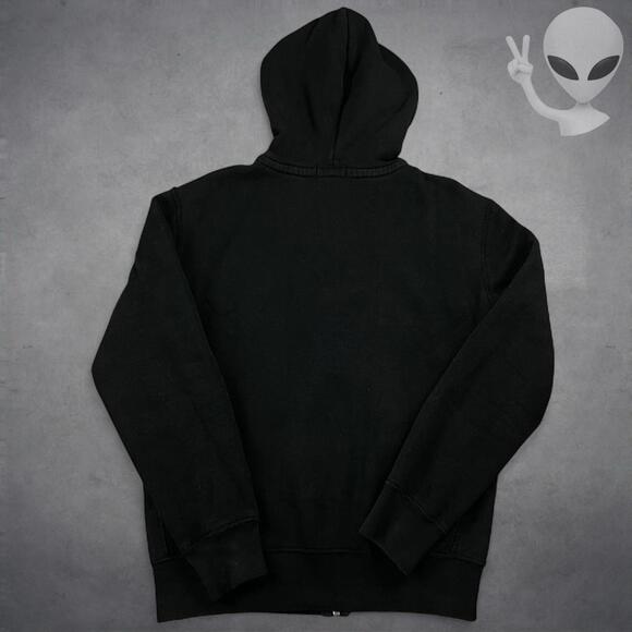 Polo Ralph Lauren Full Zip Hoodie Small Black Classic Jacket Red Pony - Picture 5 of 6